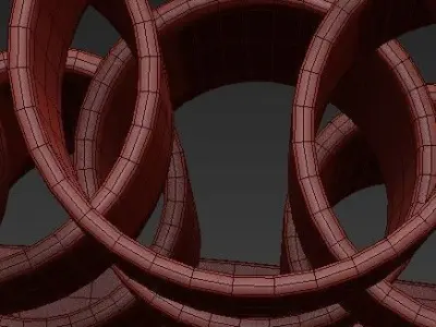 Wall mirror 11 3D model