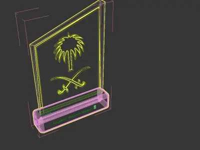 Saudi Lamp accessory 3D model