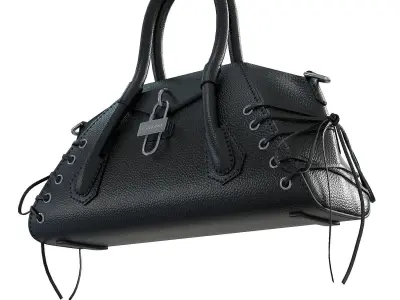 Givenchy Mini Antigona Bag Black Low-poly 3D model
