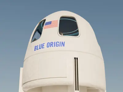 New Shepard 3D model