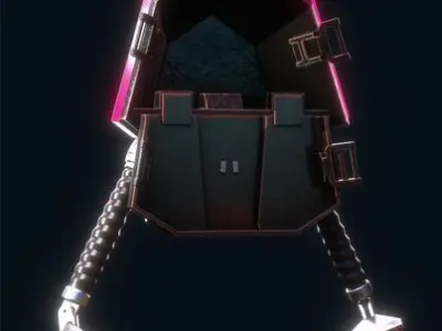 3d Files- Prowler Backpack 3D model