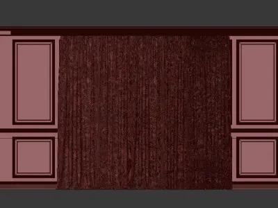 Curtain Set 55 3D model