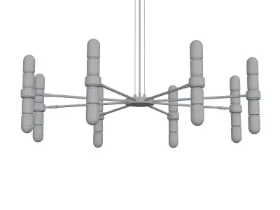 Kendu Modern Chandelier 3D model