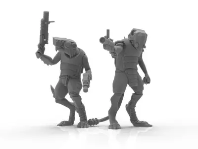 Cheese Stealer Cult - Vermin Packs 3D print model