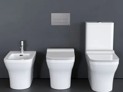 Noken Forma WC Low-poly 3D model