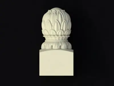 baluster statue 3D model