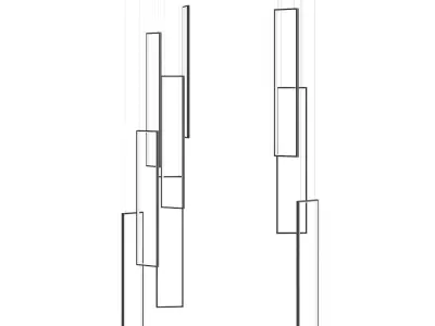 LED pendant light Marazi 3D model