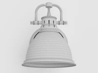 Golden Lighting 3602 BA1 Chrome Black 3D model