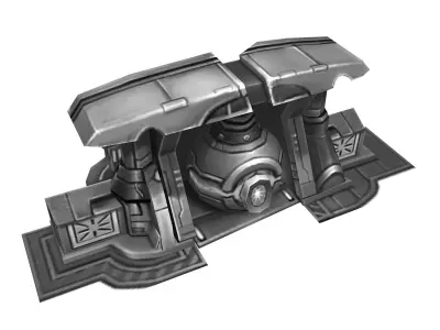 Wall Fortress - Frozen Type 07 3D model