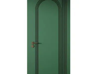 Color Interior Door 27 3D model