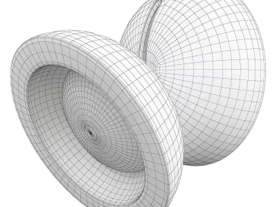 DoDot Wall Low-poly 3D model