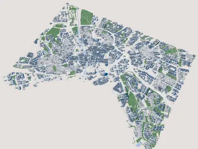 Vasteras City Sweden 3D model
