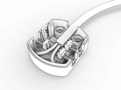 LED Splitter Box 3D model