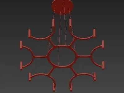 NEXUS spider chandelier 3D model