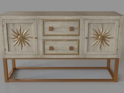 Augusta Sol Buffet Sand 3D model