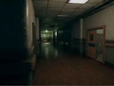 Modular Horror Hospital Pack Low-poly 3D model