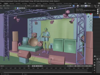 Vichaar 3D Character - MTV Hustle 4 Inspired Model 3D model