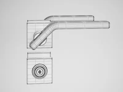 CGAxis Door Handle 3D model order