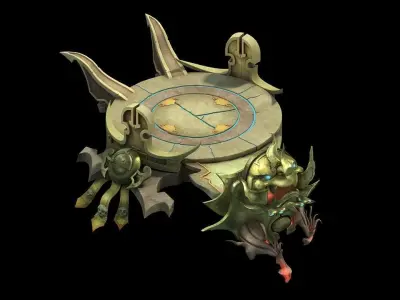 Game Transmission entrance - ejection station 01 3D model