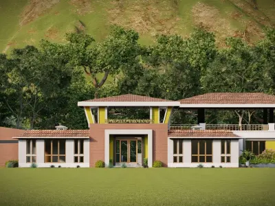 club house 3D model purchase