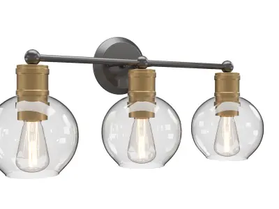 Hansford Bath Vanity Wall Light P300051 3D model