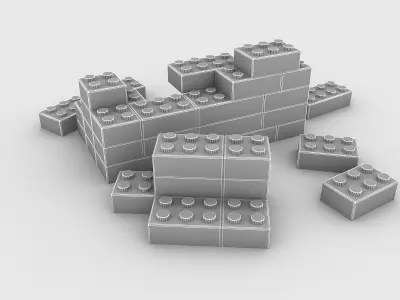 3D 3d Lego Model