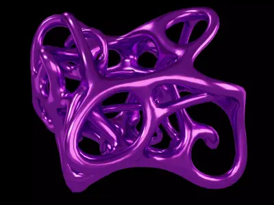 Abstract Shape v39 006 Low-poly 3D model