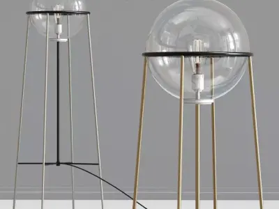Atlas Floor Lamp 3D model