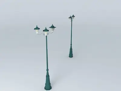 square lights1 Free 3D model