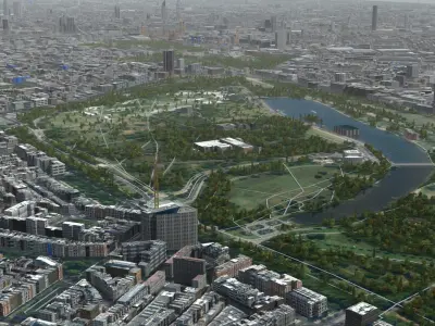 London Textured Huge 3D model