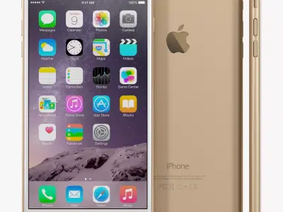 Apple iPhone 6 Plus Low-poly 3D model