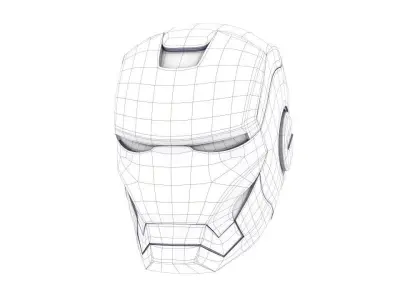 Iron Man helmet 3D model get