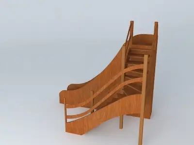 Escatobog stairs Free 3D model