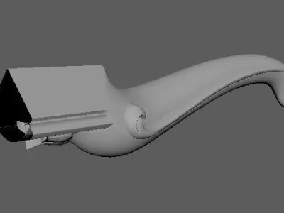 leg High quality 3d models for processing on a cnc machine 3D model 16