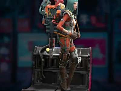 Lu and Vega 3D print model