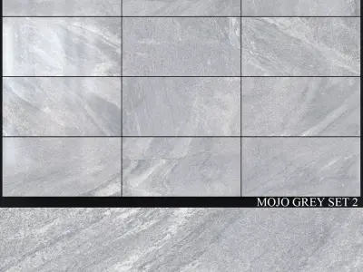 Yurtbay Seramik Mojo Grey Set 2 3D model