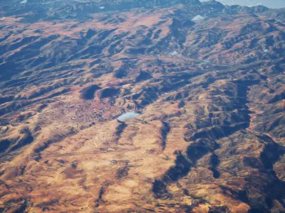 Sucre Bolivia City Landscape 3D Model 3D model