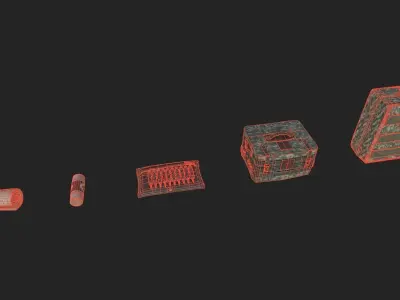 Adventure Prop Pack Low-poly 3D model