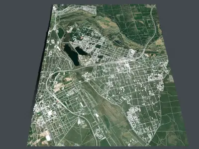 Cityscape Irpin Ukraine 3D model