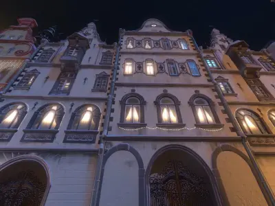 Town Square Christmas 3D model