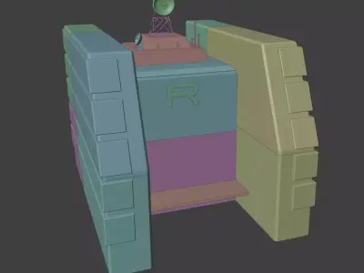 Pokemon Team Rocket HQ 3D print model