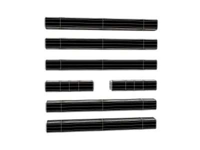 I Ching Hexagrams 10 lu v1 001 Low-poly 3D model