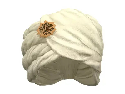 Sultan Wrap Hat Low-poly 3D model