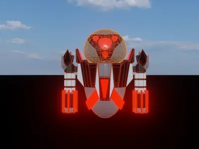 EVE tank version Low-poly 3D model