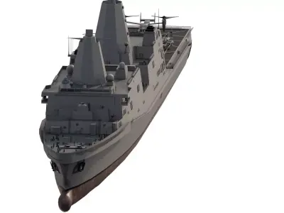 SAN ANTONIO CLASS DESTROYER 3D model