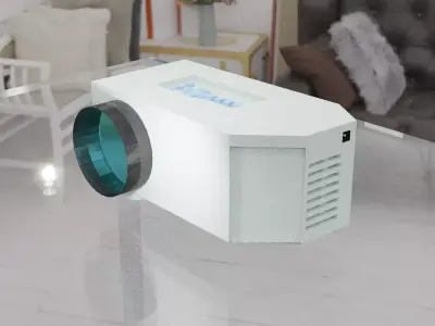 projector 3d model sims ac unit 3D model