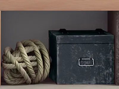 Set 5 modern floor lamp 3D model