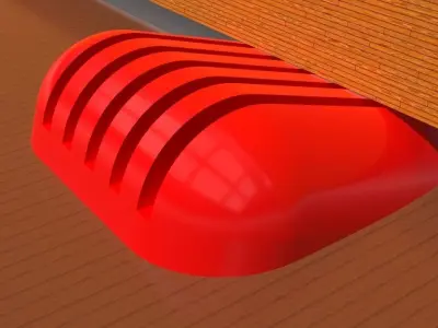 A  printable doorstop 3D print model