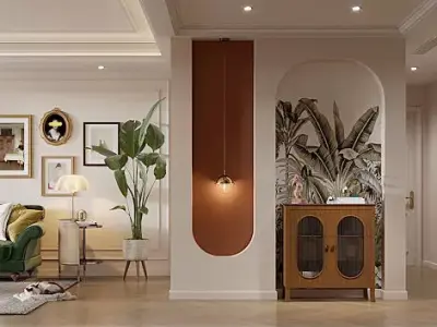 living room 3D model