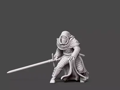 Dark adept - 35 mm scale 3D print model